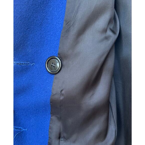 Vintage Michelle Stuart Petite Wool Peacoat - Royal Blue - Size Petite Small - Picture 5 of 8